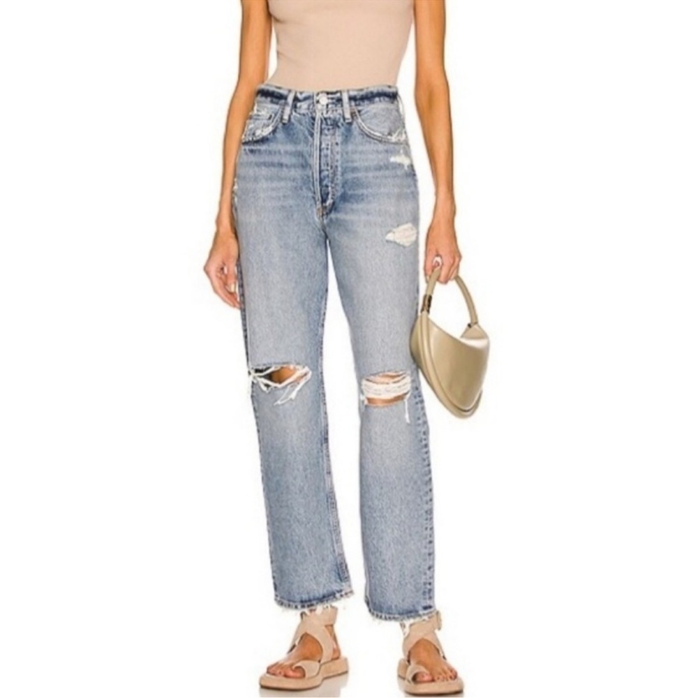 Agolde 90s Loose Distressed Jeans Sz 27